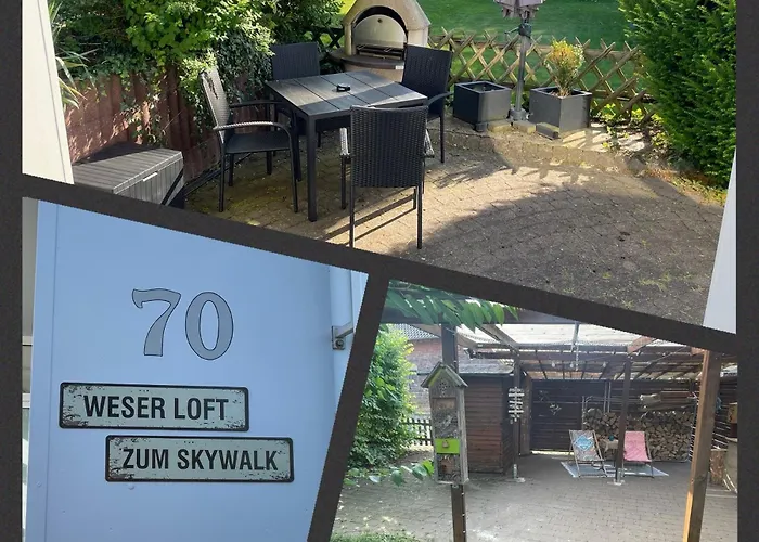 Weserloft Zum Skywalk Сasa de vacaciones